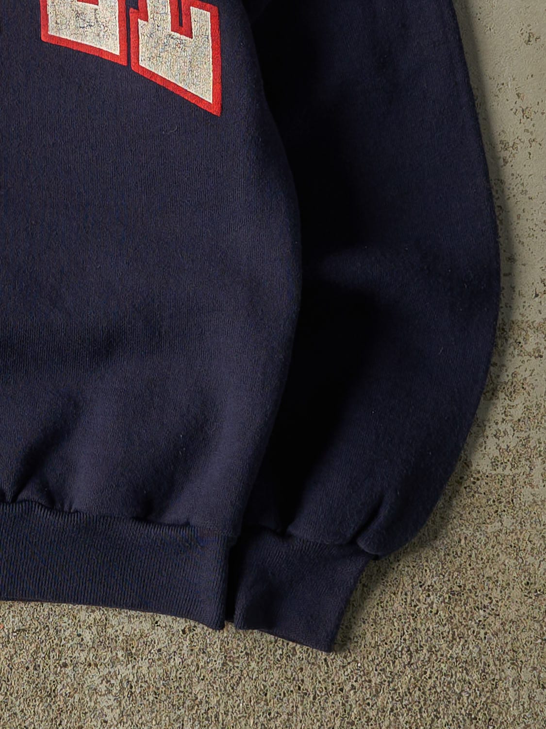 Vintage 80s Navy Blue Temple University Crewneck (XXS/XS) - Image 4