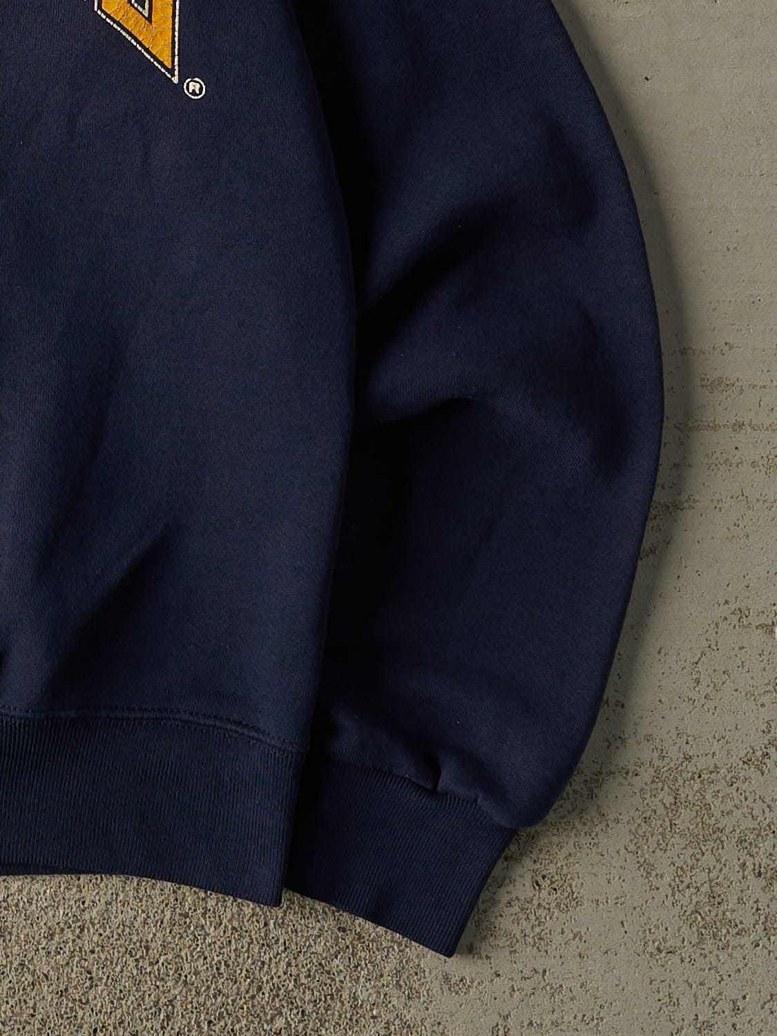 Vintage 80s Navy Blue University of Notre Dame Crewneck (S/M) - Image 4