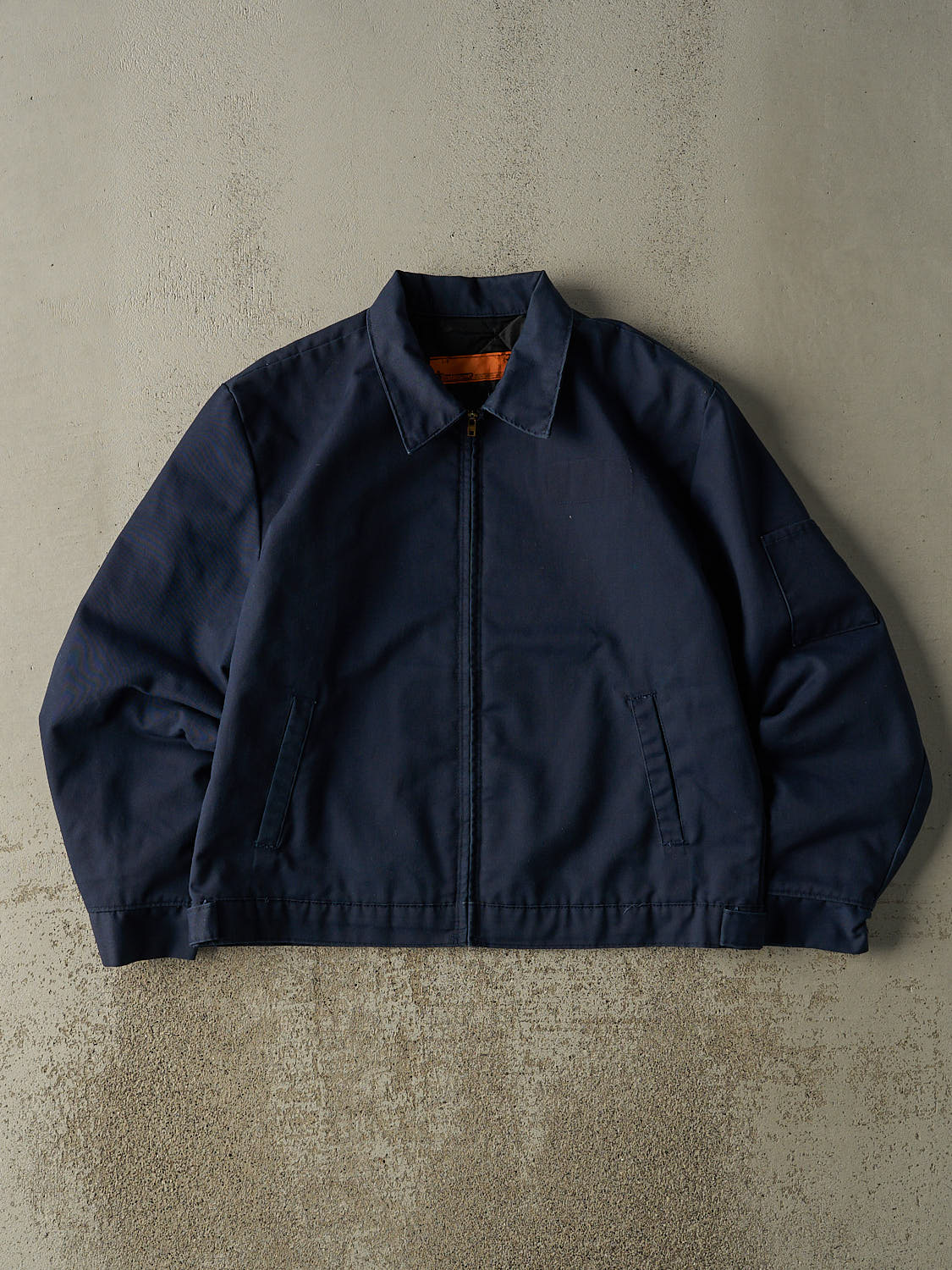 Vintage 80s Navy Blue Work Jacket (M/L)