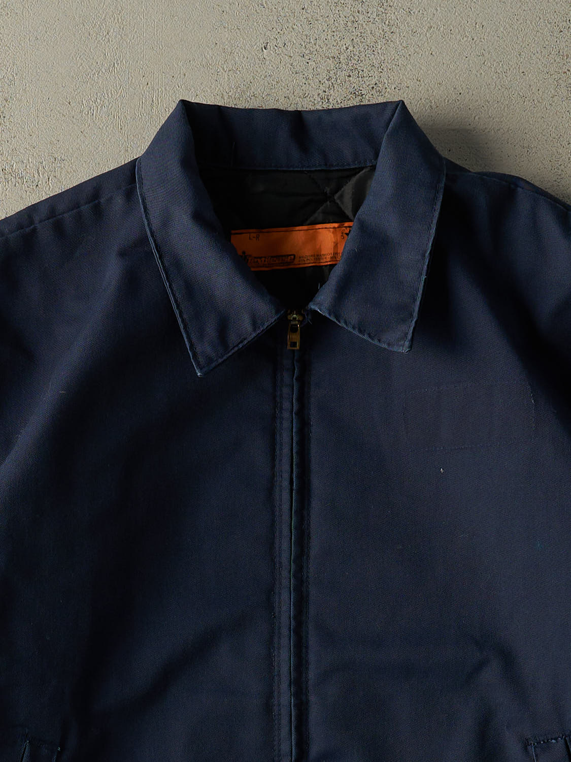 Vintage 80s Navy Blue Work Jacket (M/L) - Image 2