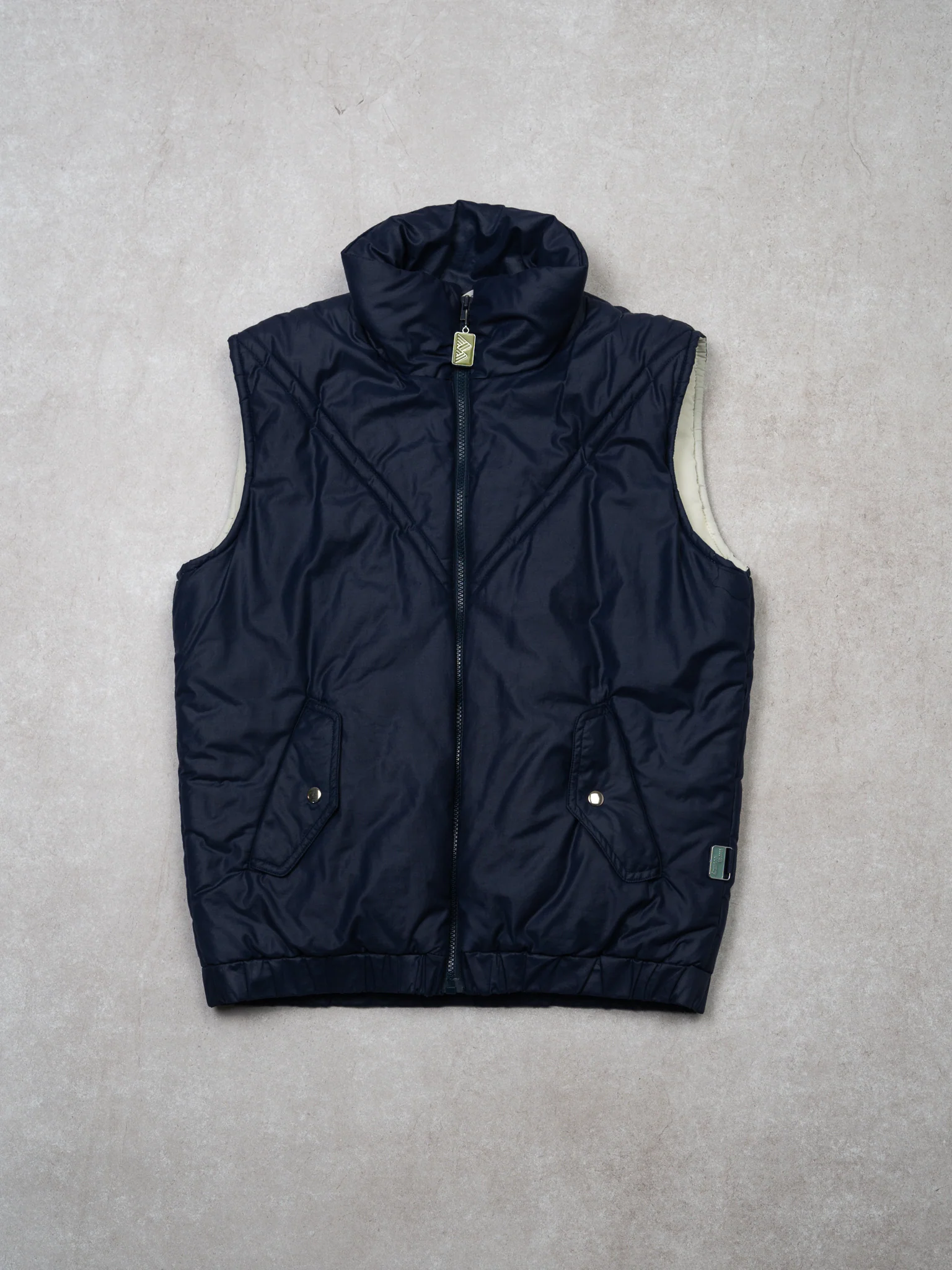 Vintage 80s Navy North Country Puffer Vest (S/M)