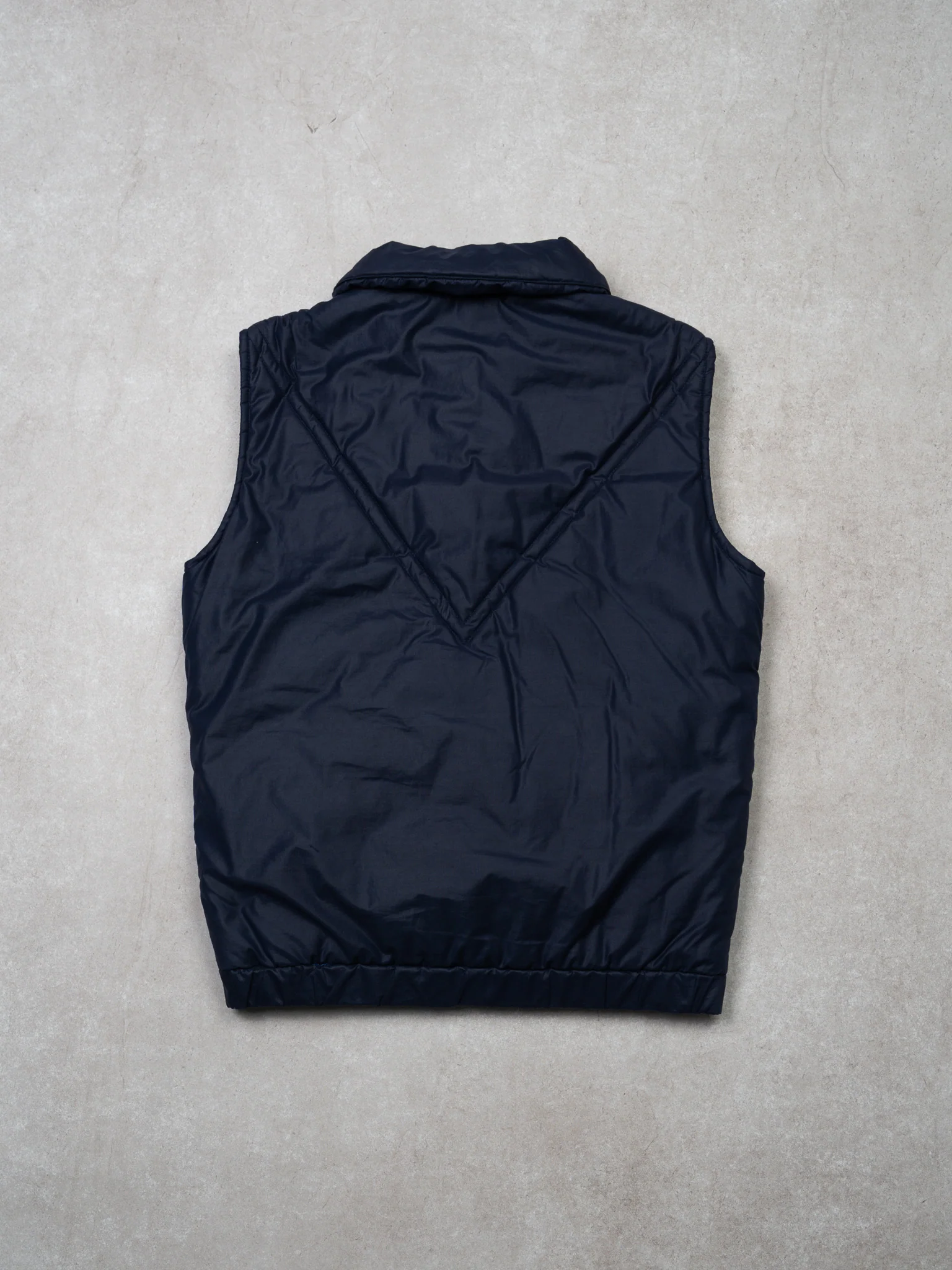 Vintage 80s Navy North Country Puffer Vest (S/M) - Image 3