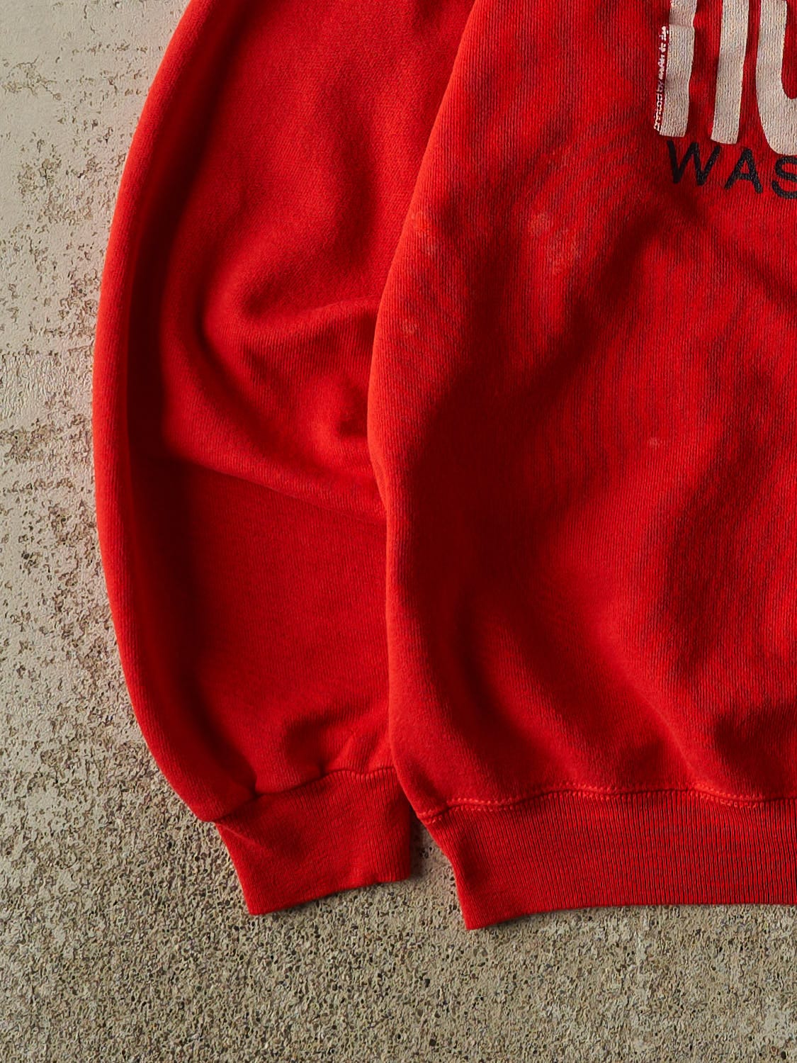 Vintage 80s Red Howard University Crewneck (M/L) - Image 3