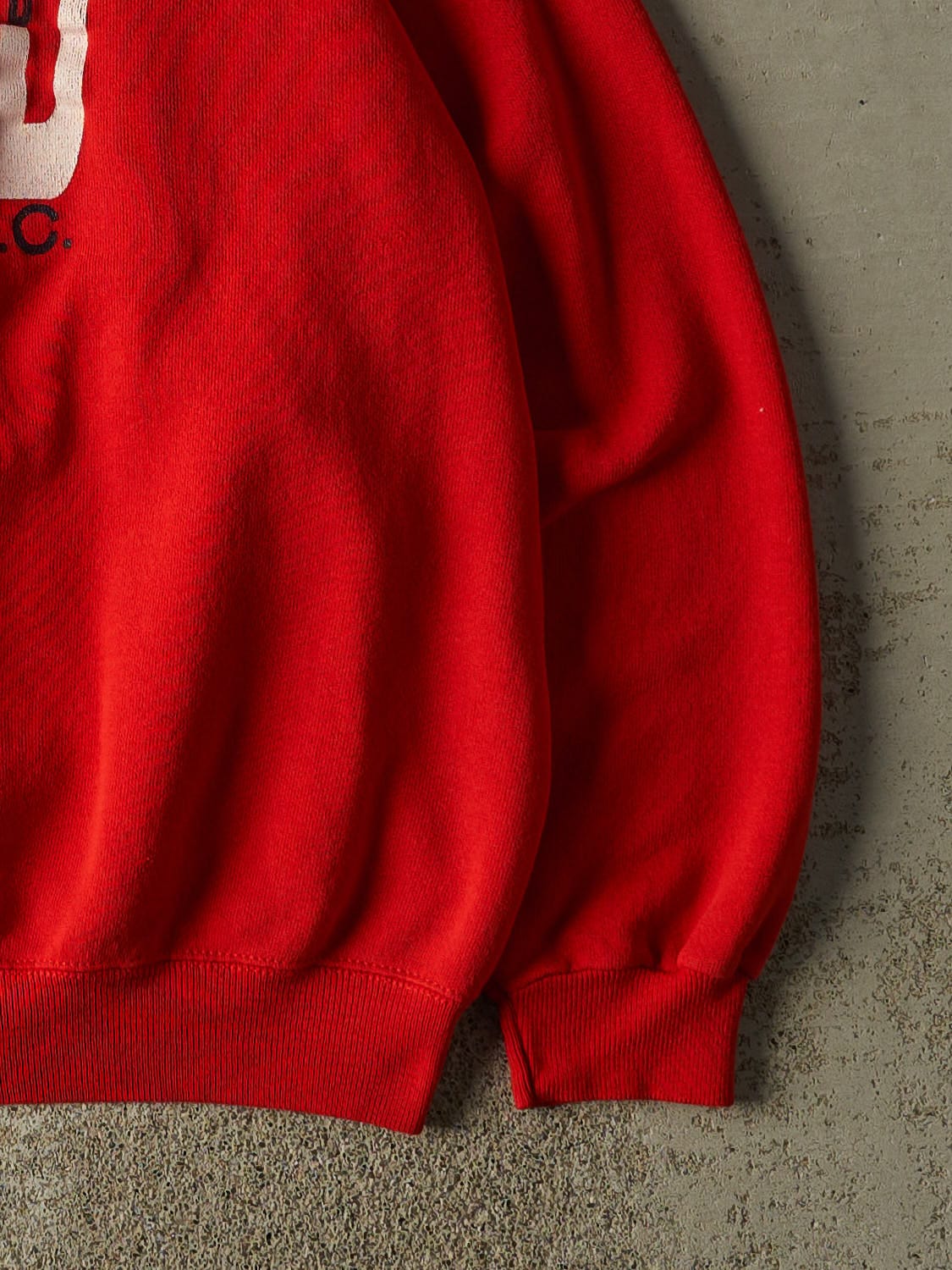 Vintage 80s Red Howard University Crewneck (M/L) - Image 4