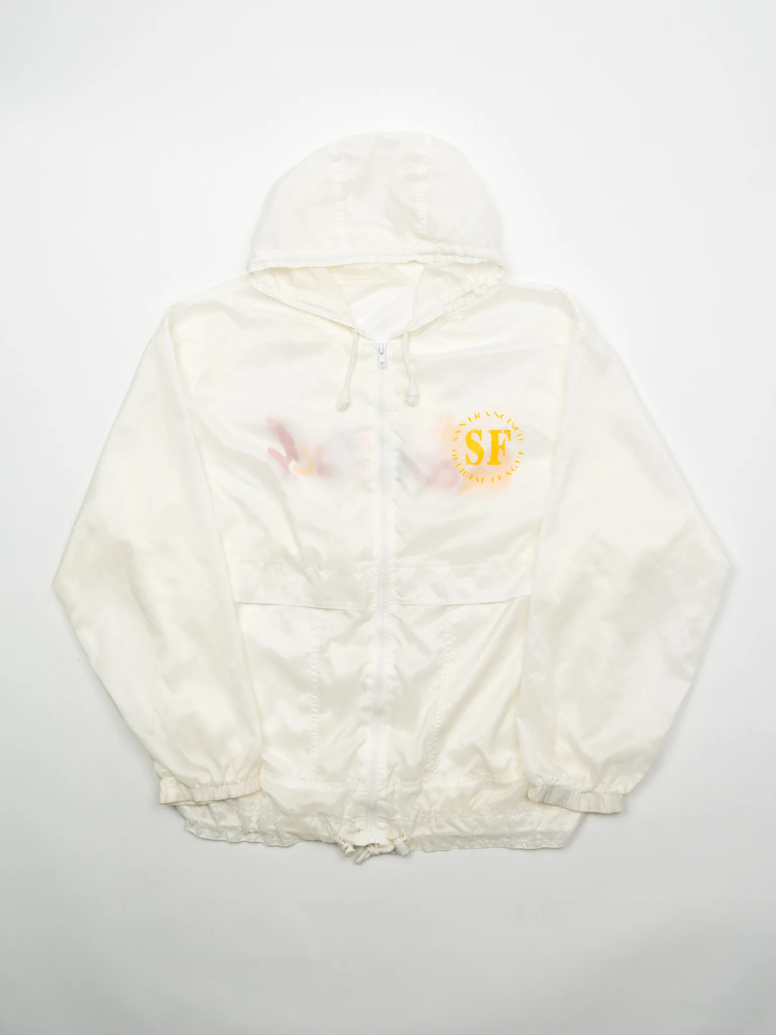 Vintage 80s San Fran Woodstock Windbreaker Jacket (L) - Image 3