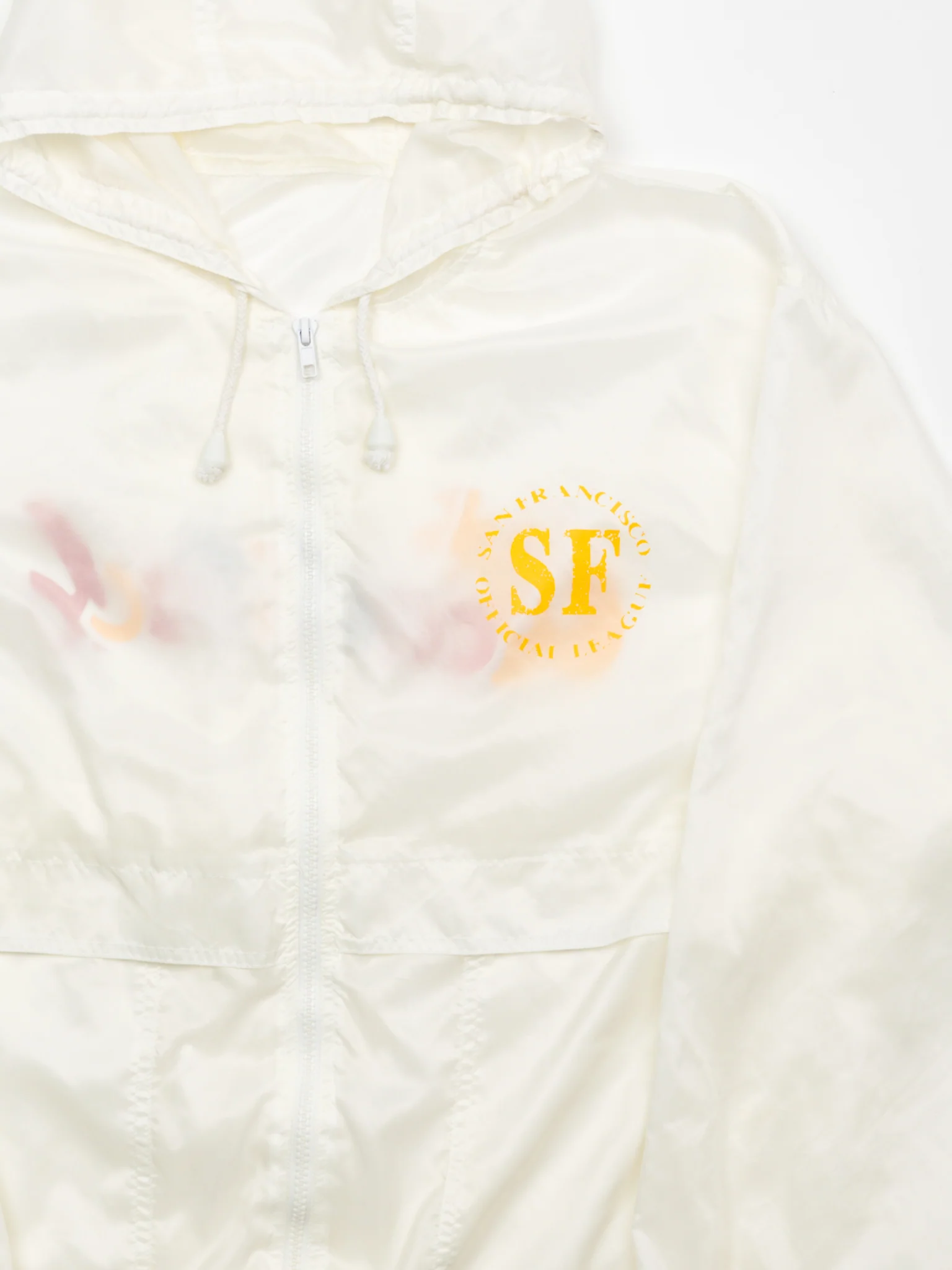 Vintage 80s San Fran Woodstock Windbreaker Jacket (L) - Image 4