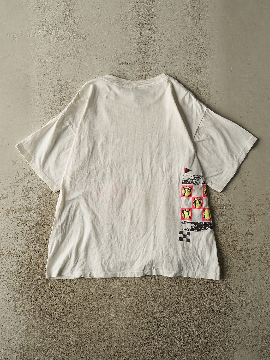 Vintage 80s White Adidas Tennis Tee (L) - Image 2