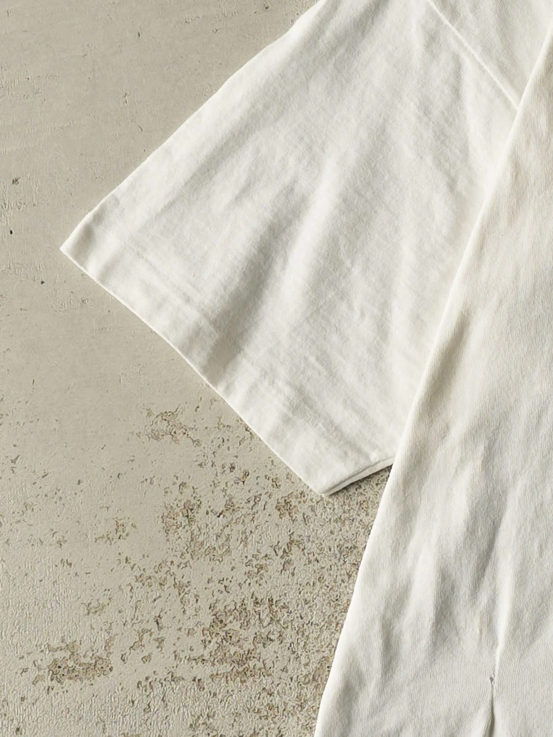 Vintage 80s White New York Single Stitch Pocket Tee (L/XL) - Image 3