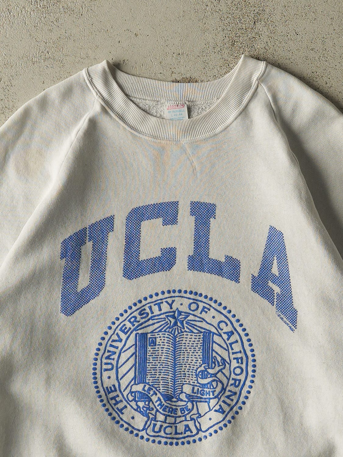 Vintage 80s Beige UCLA Crewneck (M) - Image 3