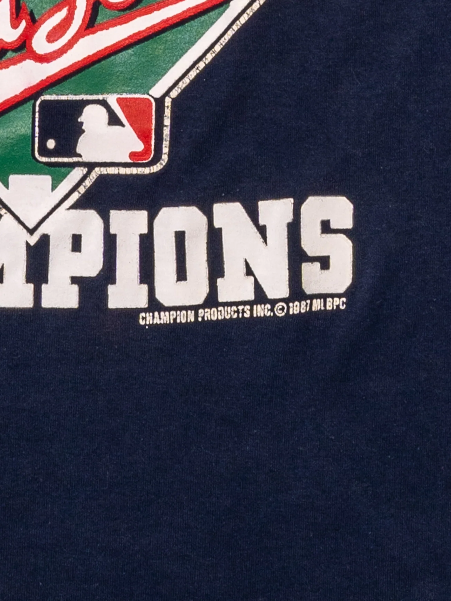 Vintage '87 Twins World Series Champions Single Stitch Tee (S) - Image 3
