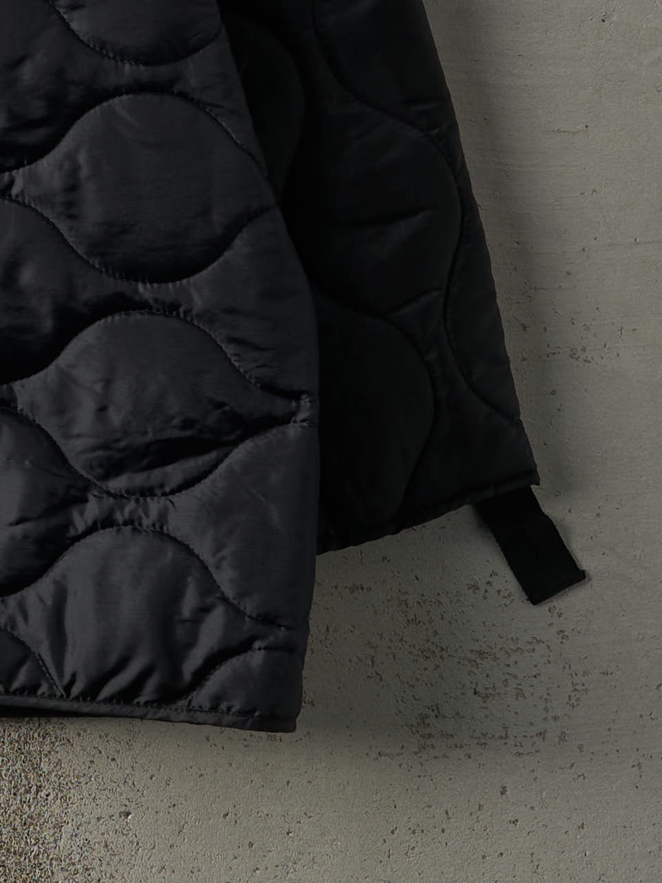 Vintage 90s Black Army Liner Jacket (XL) - Image 3