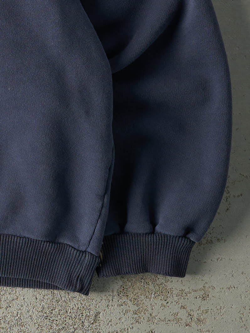 Vintage 90s Navy Blue Navy Boxy Crewneck (M) - Image 3
