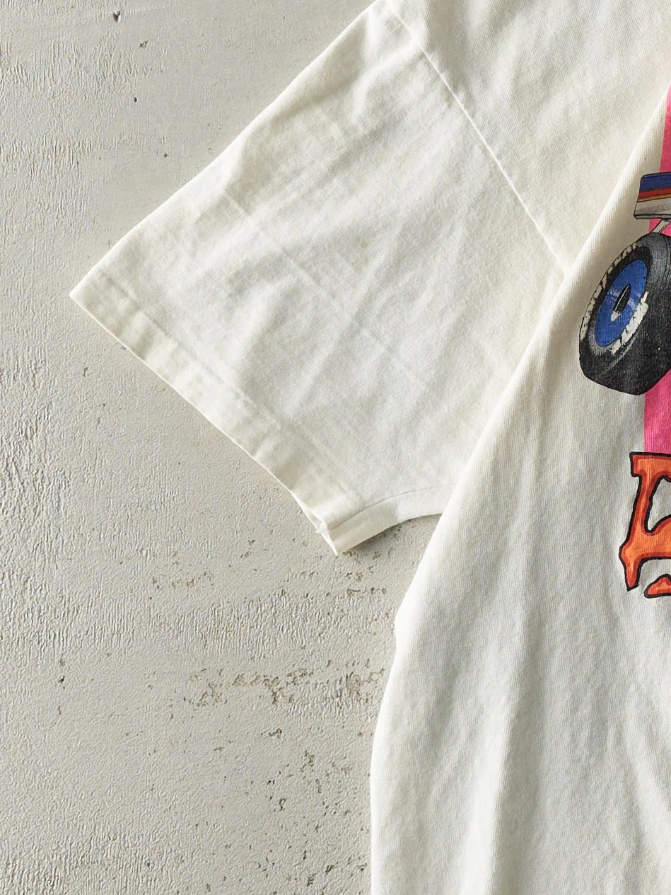 Vintage 90' White Bad Habit Racing Single Stitch Tee (M/L) - Image 3