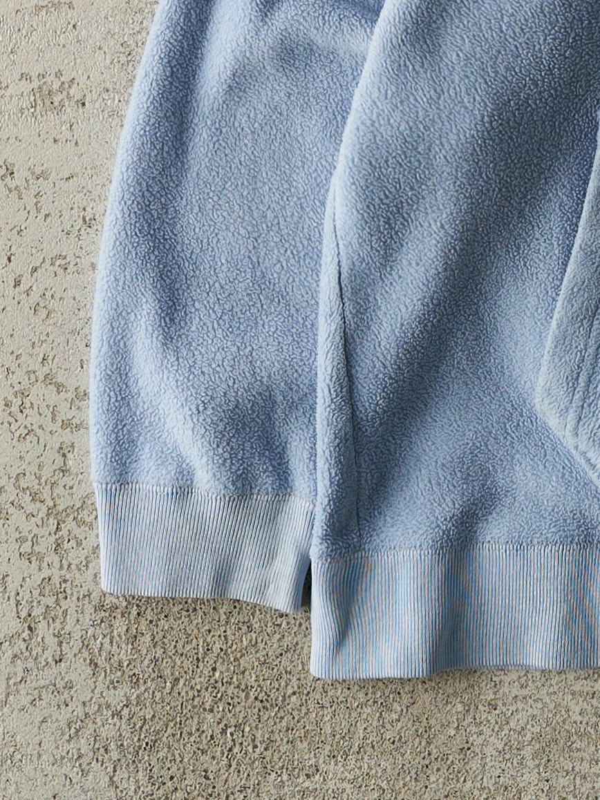 Vintage 90s Baby Blue Gap Fleece Hoodie (M) - Image 3