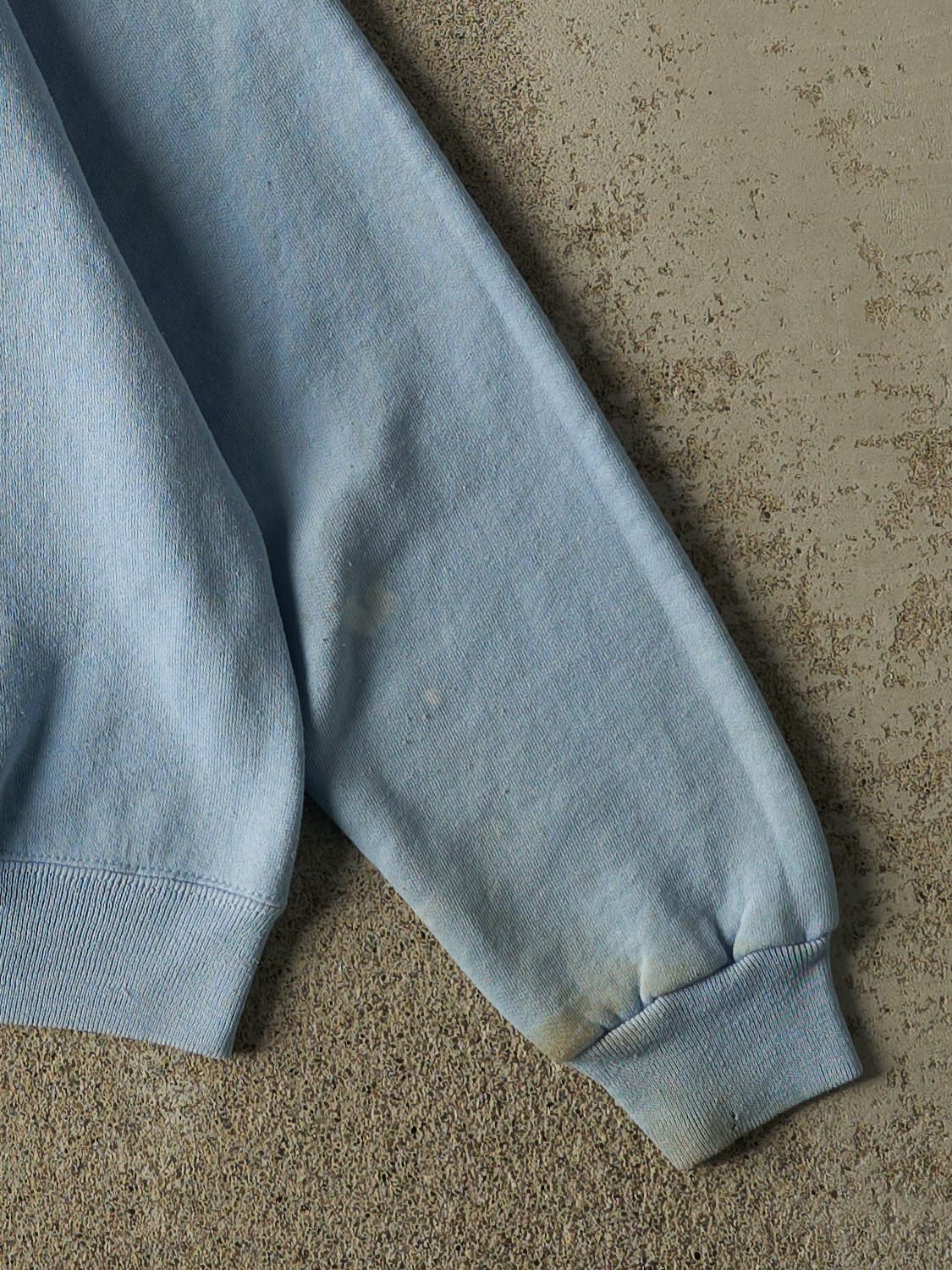 Vintage 90s Baby Blue Russell Athletic University of North Carolina Tarheels Crewneck (XS) - Image 4