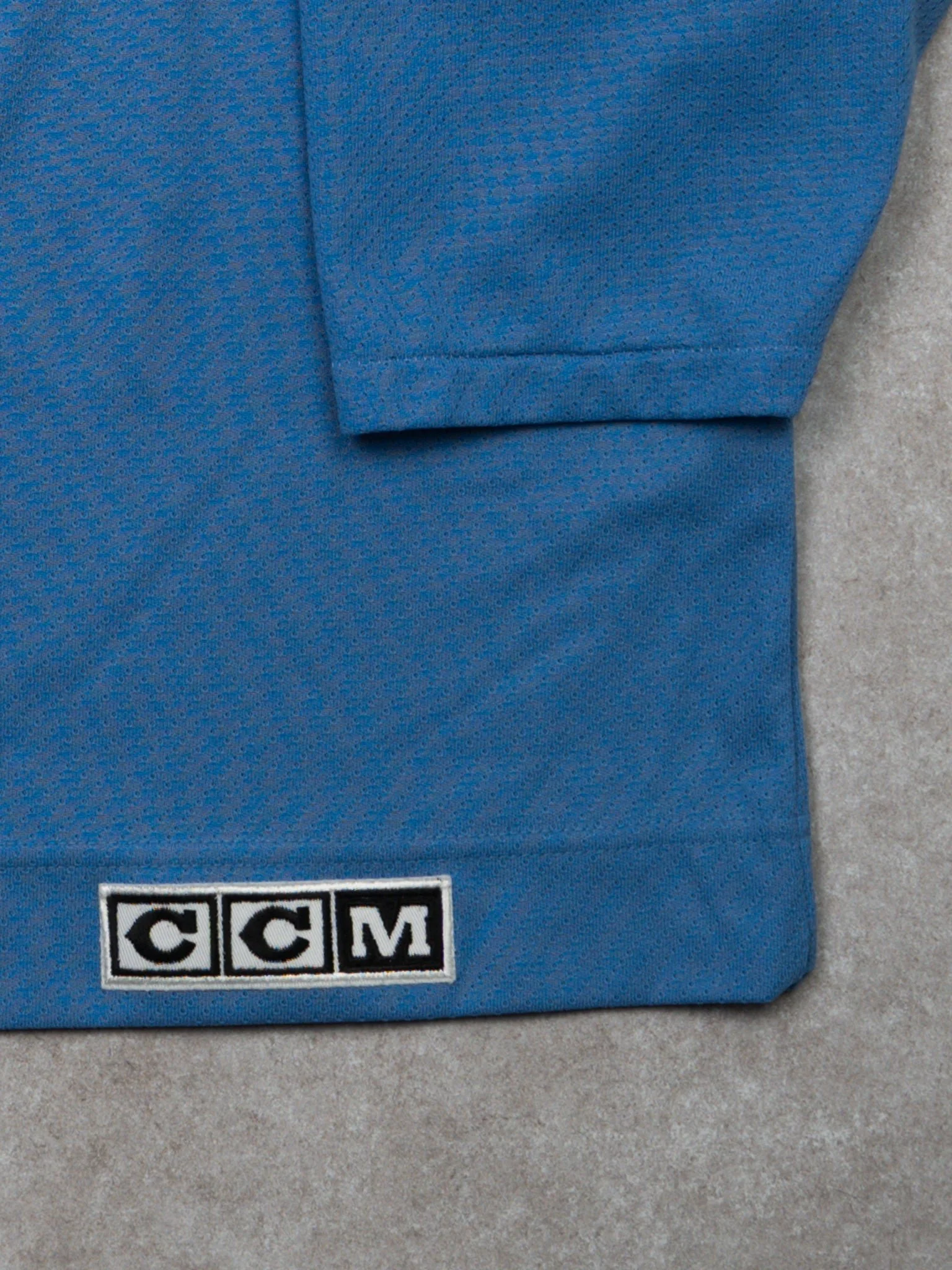 Vintage 90s Baby Blue Toronto Maple Leaf Practice CCM Jersey (L) - Image 3