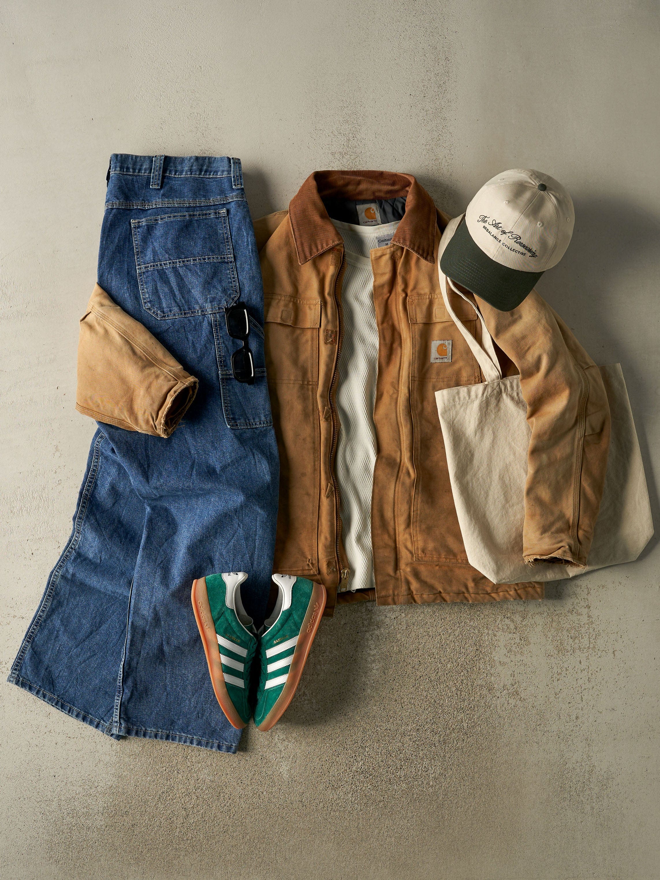 Vintage 90s Beige Carhartt Arctic Jacket (XXL) - Image 2