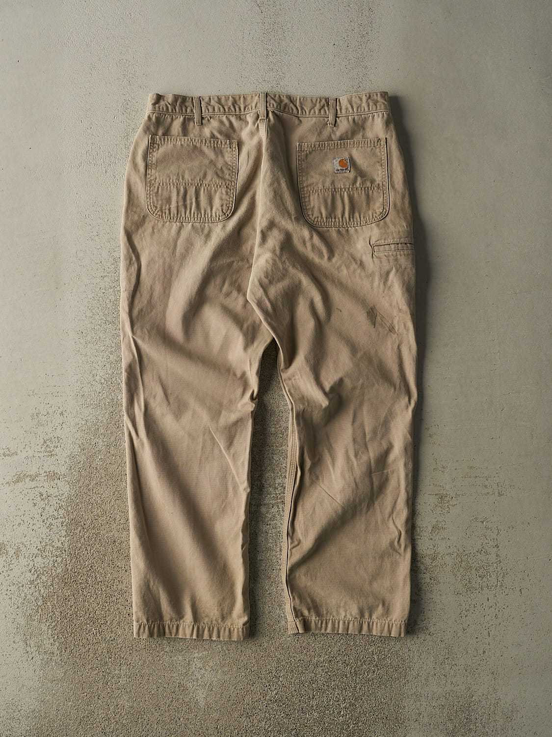 Vintage Y2K Beige Carhartt Work Pants (36x31) - Image 2