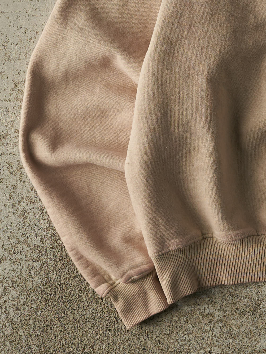 Vintage 90s Beige Champion Embroidered Crewneck (M) - Image 3