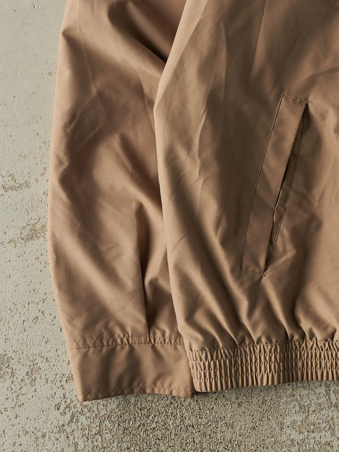 Vintage 90s Beige Chaps Embroidered Harrington Jacket (XL/XXL) - Image 3