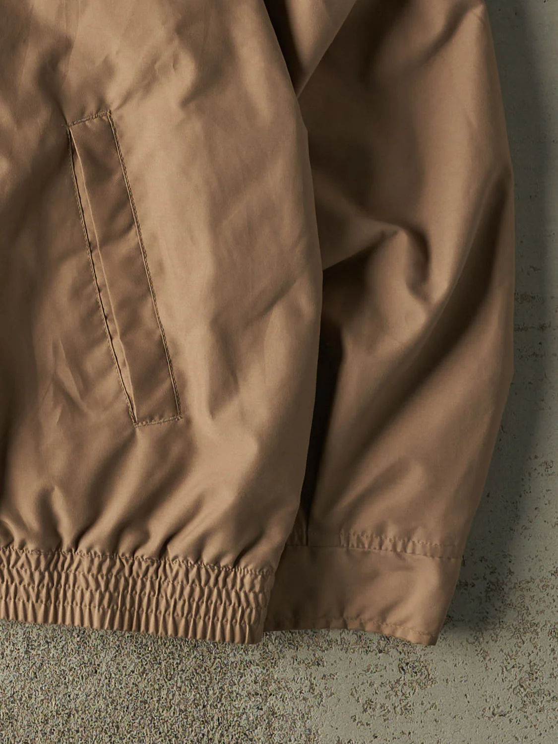 Vintage 90s Beige Chaps Embroidered Harrington Jacket (XL/XXL) - Image 4