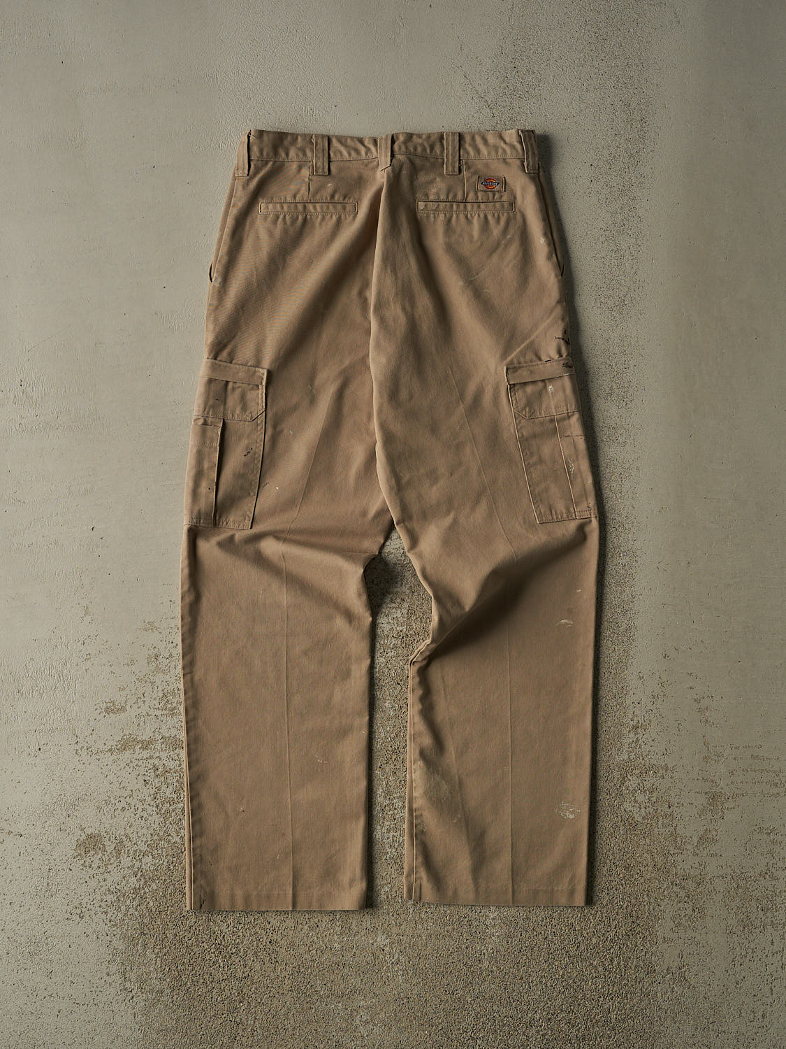 Vintage 90s Beige Dickies Cargo Work Pants (33x32.5) - Image 2
