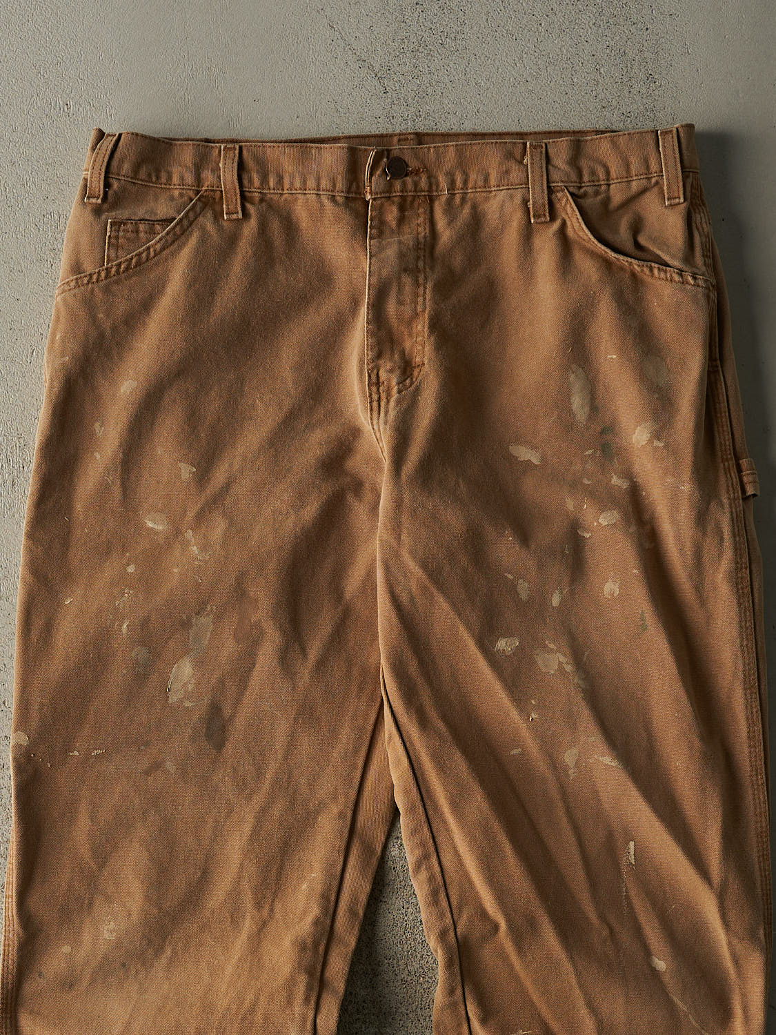 Vintage 90s Beige Dickies Carpenter Pants (38x33) - Image 3