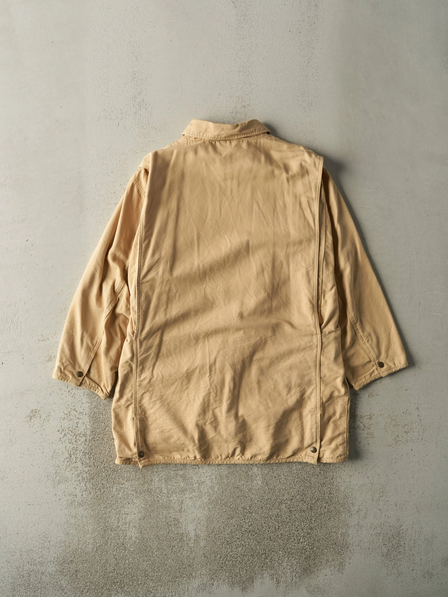 Vintage 90s Beige Eddie Bauer Barn Jacket (XL) - Image 2