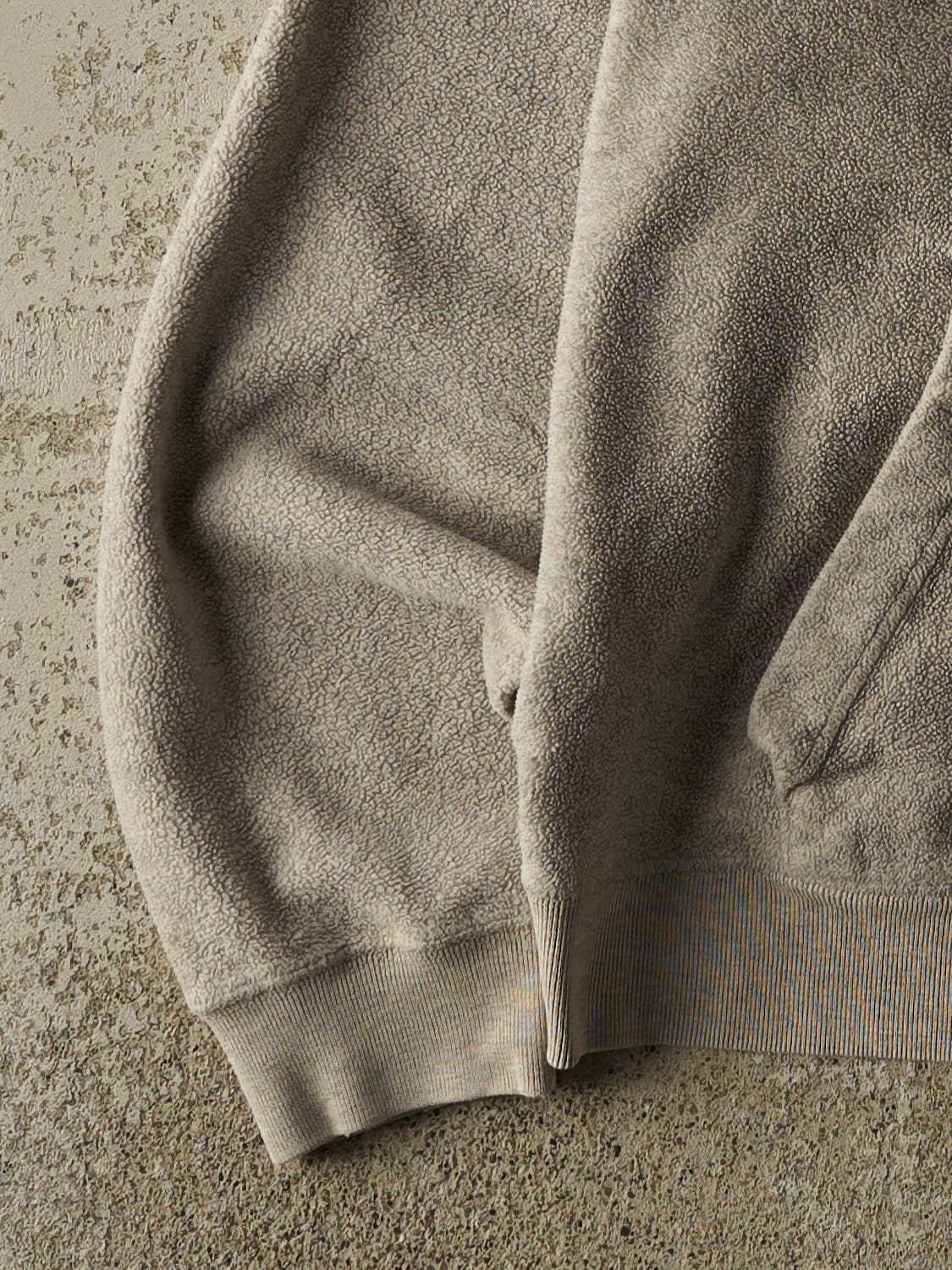 Vintage 90s Beige Gap Fleece Hoodie (L/XL) - Image 3