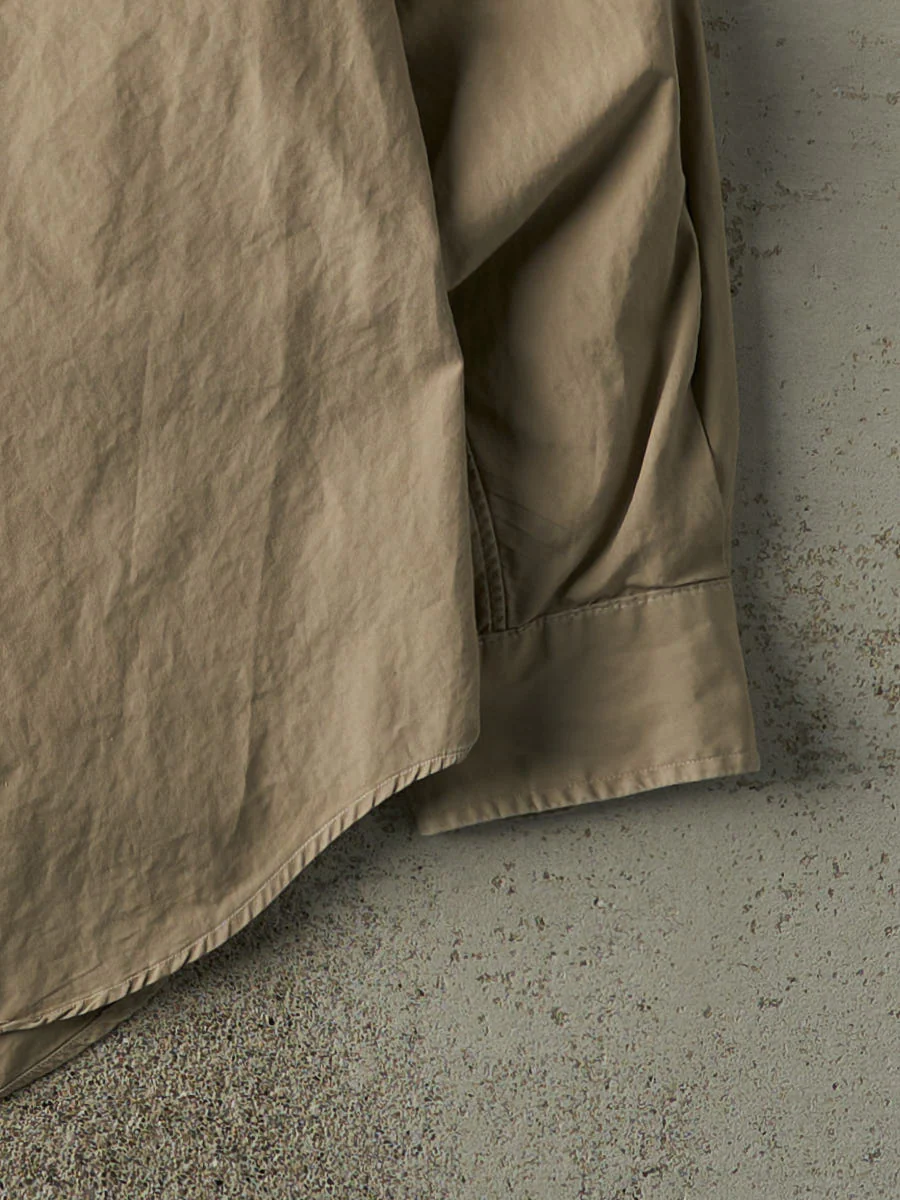 Vintage 90s Beige Polo Ralph Lauren Button Up (XL/XXL) - Image 4