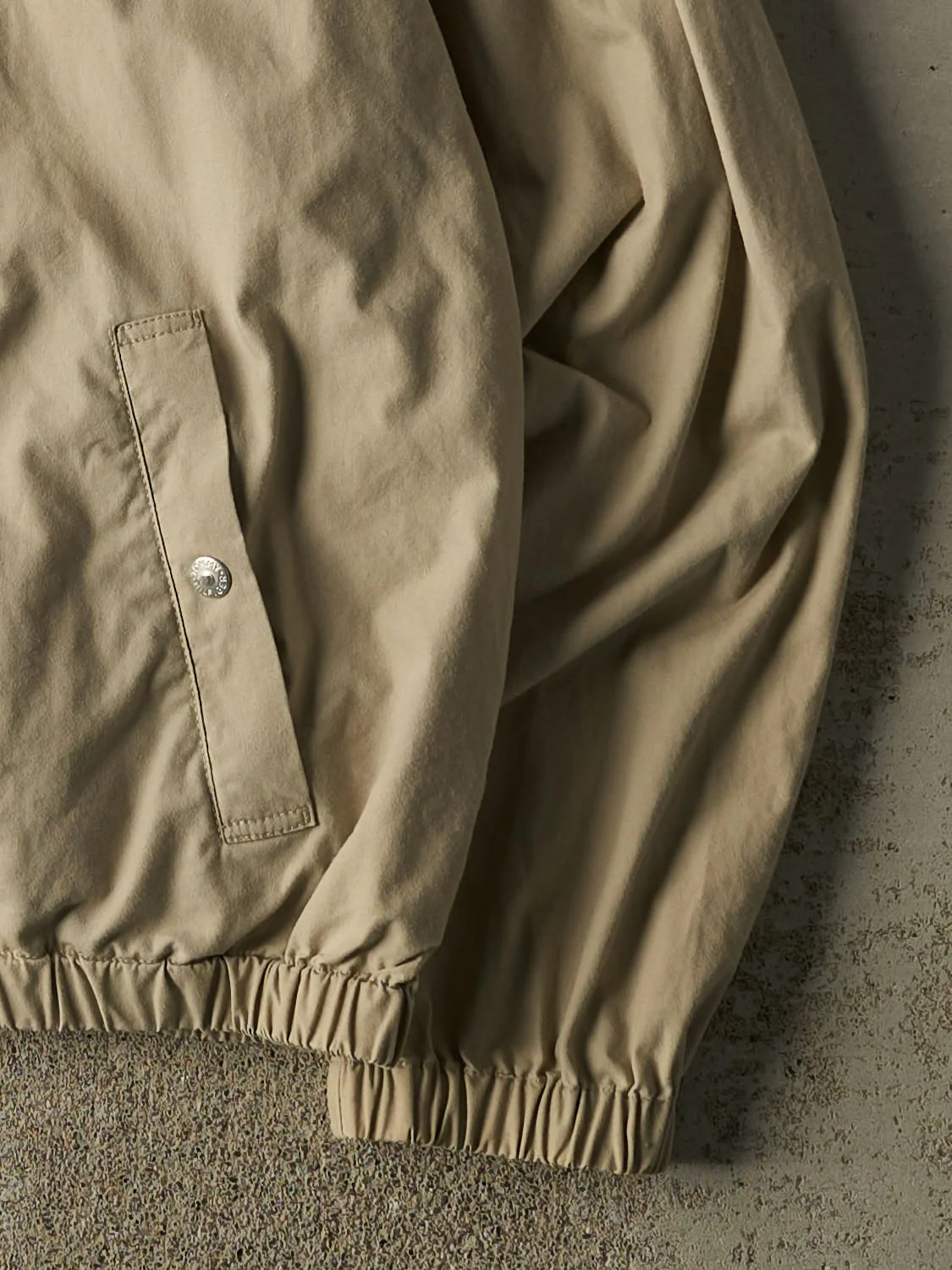 Vintage 90s Beige Tommy Hilfiger Harrington Jacket (L/XL) - Image 4
