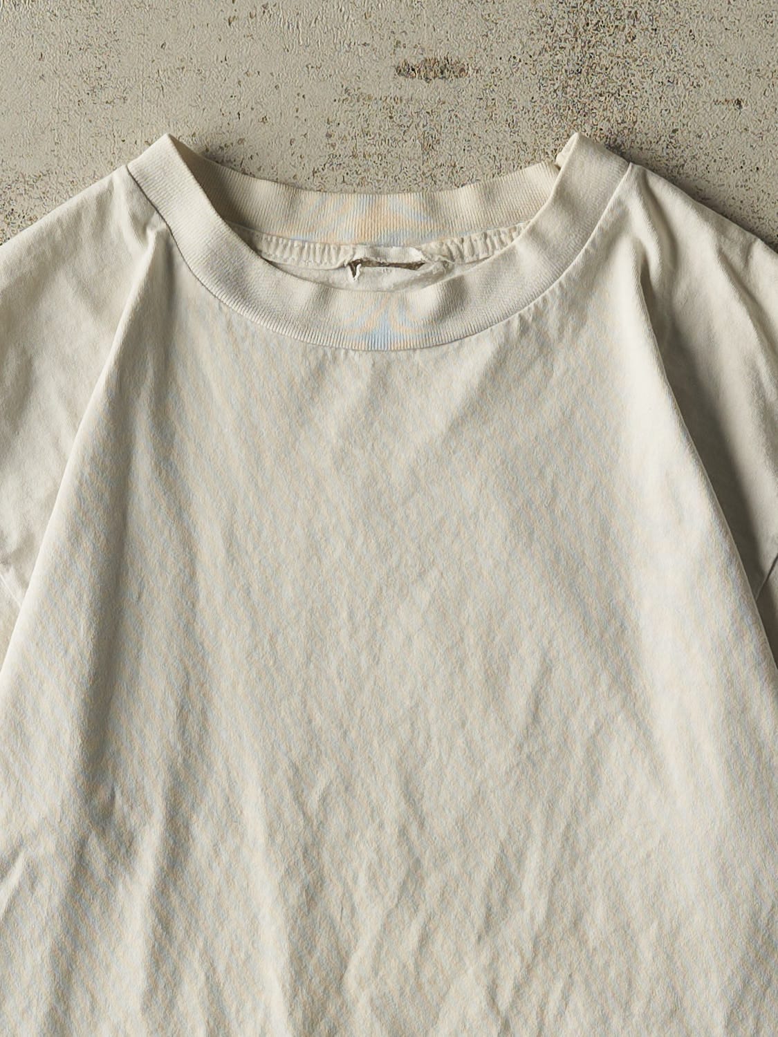 Vintage 90s Beige Umbro Tee (M/L) - Image 3