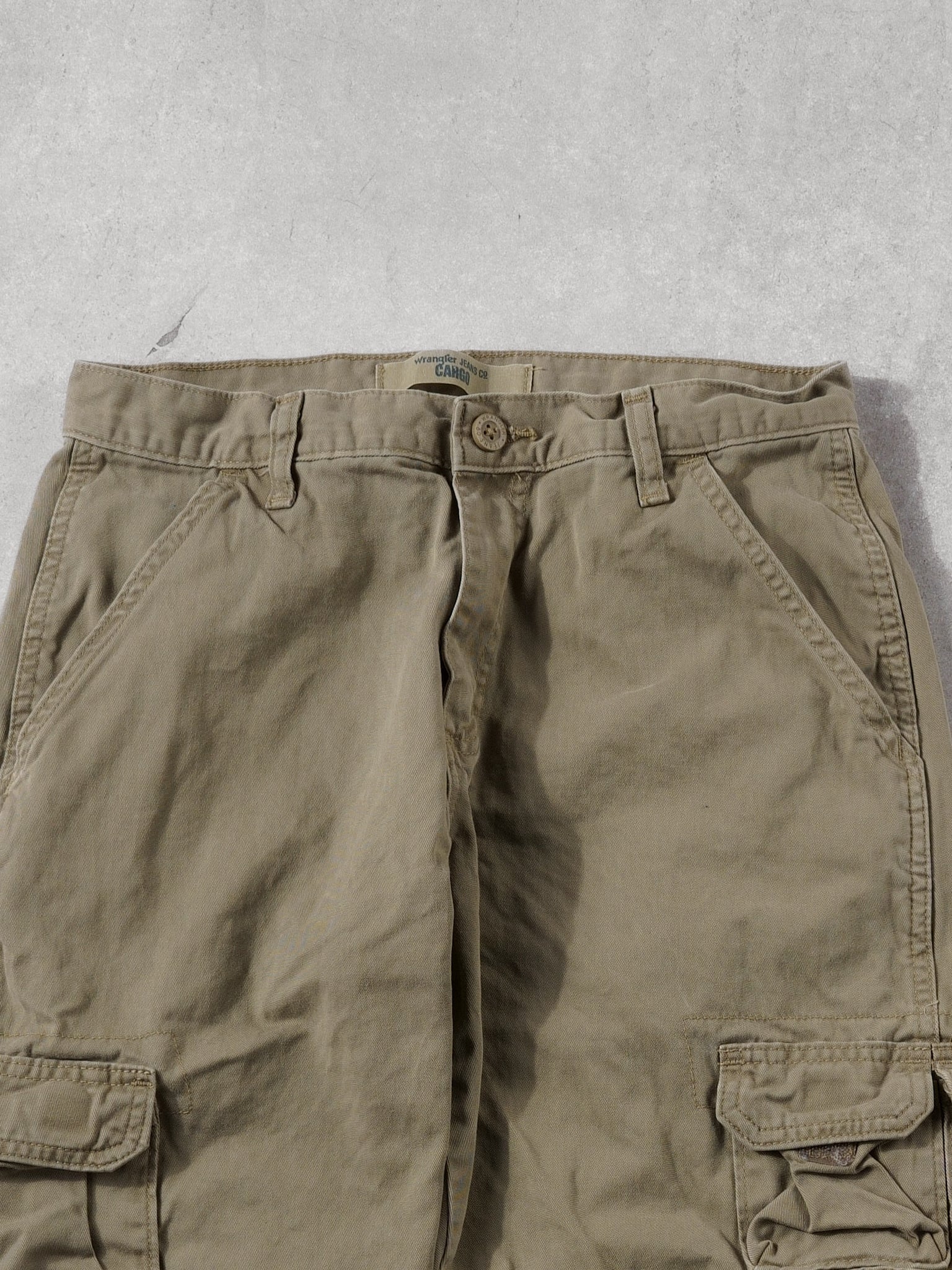Vintage 90s Beige Wrangler Cargo Pants (30x30) - Image 3