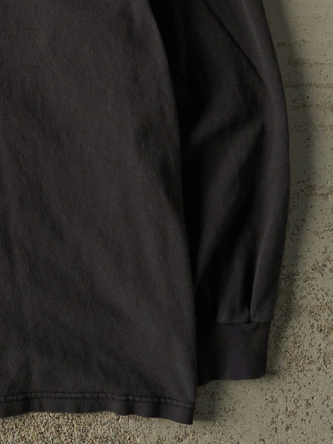 Vintage 90s Black Adidas Long Sleeve (XL) - Image 4