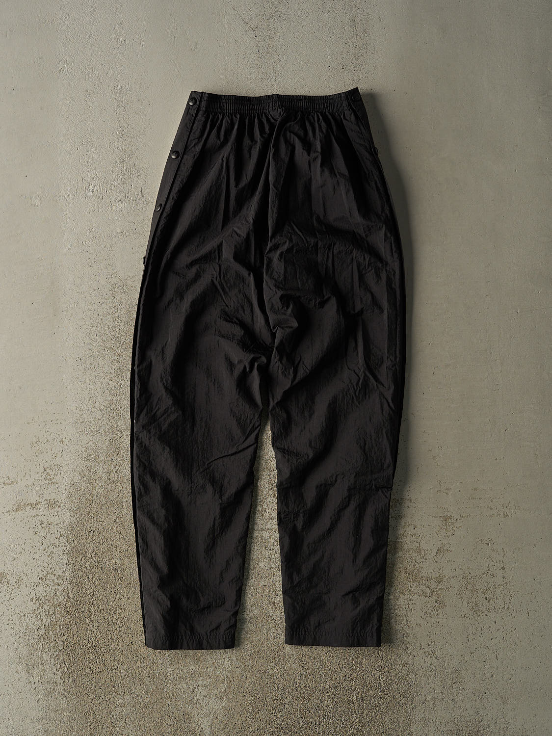 Vintage 90s Black Adidas Striped Tear Away Track Pants (26x29.5) - Image 2