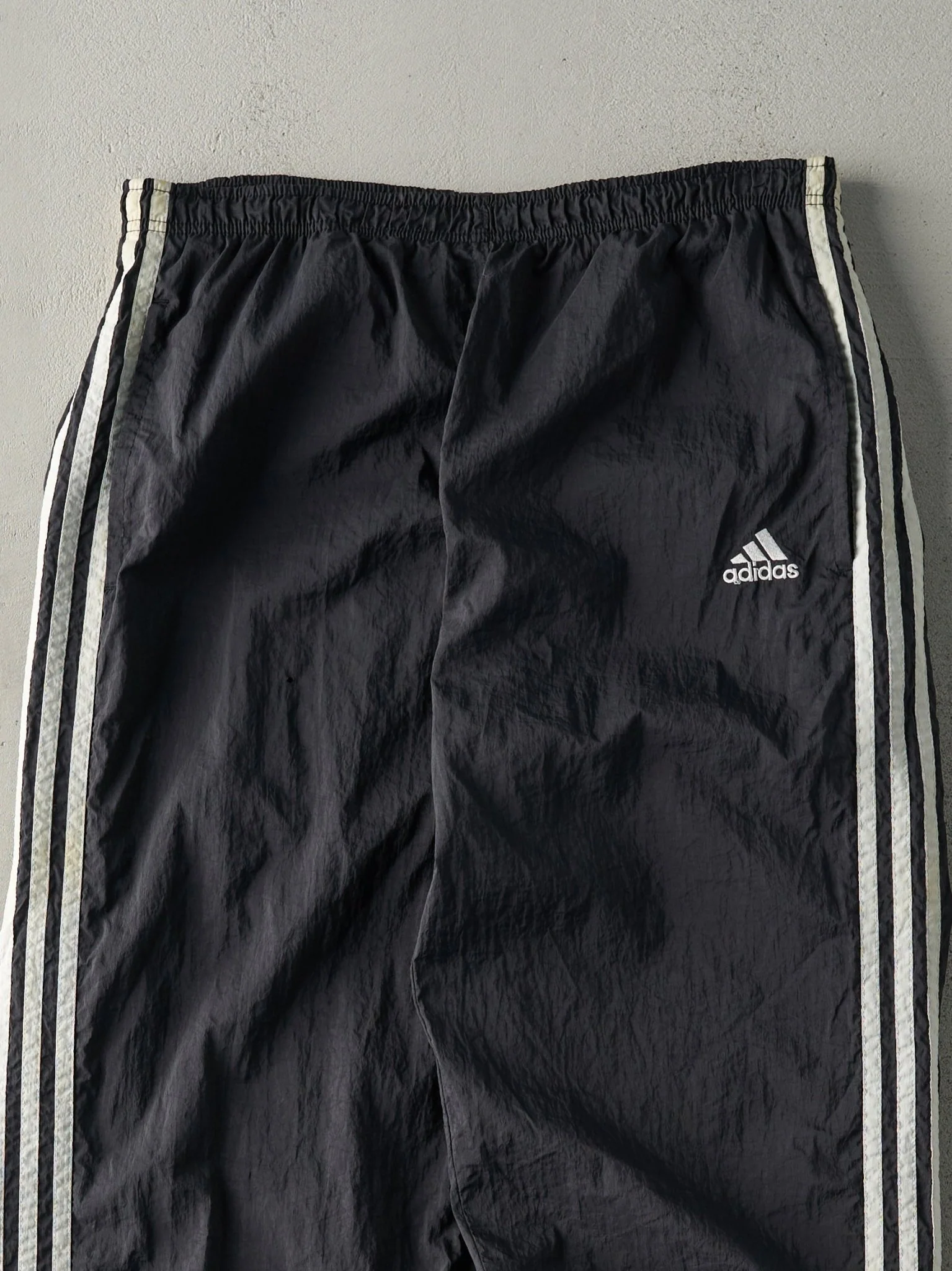 Vintage 90s Black Adidas Track Pants (34x31) - Image 4