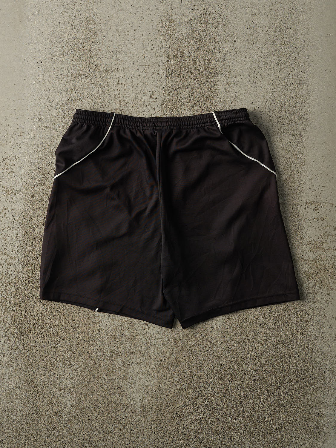 Vintage Y2K Black Adidas Track Shorts (29x6.5) - Image 2