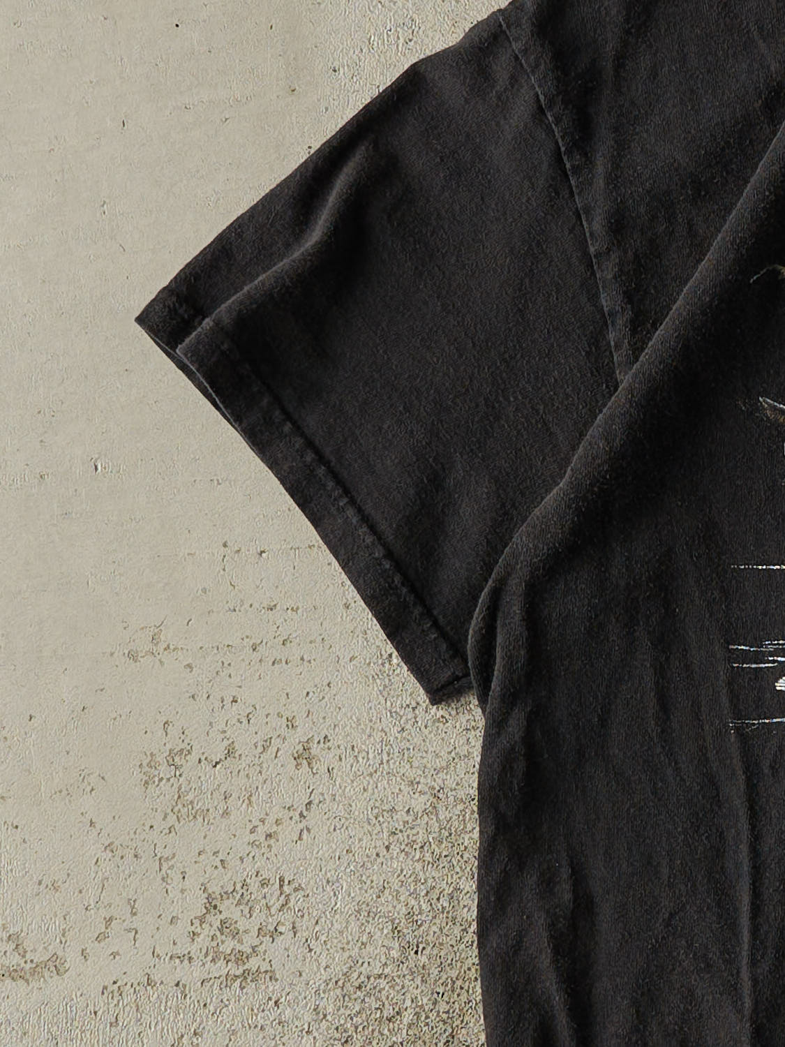 Vintage 90s Black Alaska Bear Tee (S/M) - Image 3