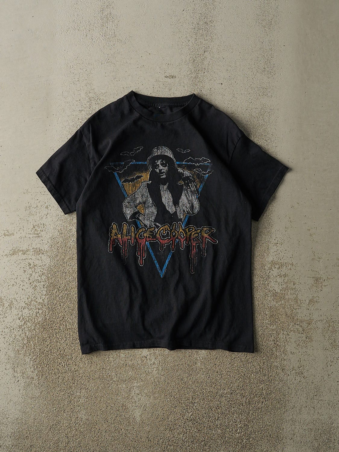 Vintage Y2K Black Alice Cooper Tour Tee (S/M)