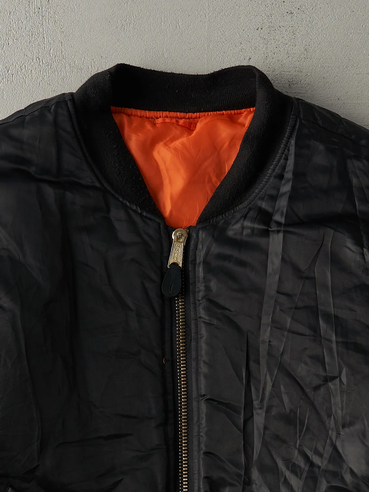 Vintage 90s Black Alpha Industries Reversible Flight Bomber Jacket (XL) - Image 3