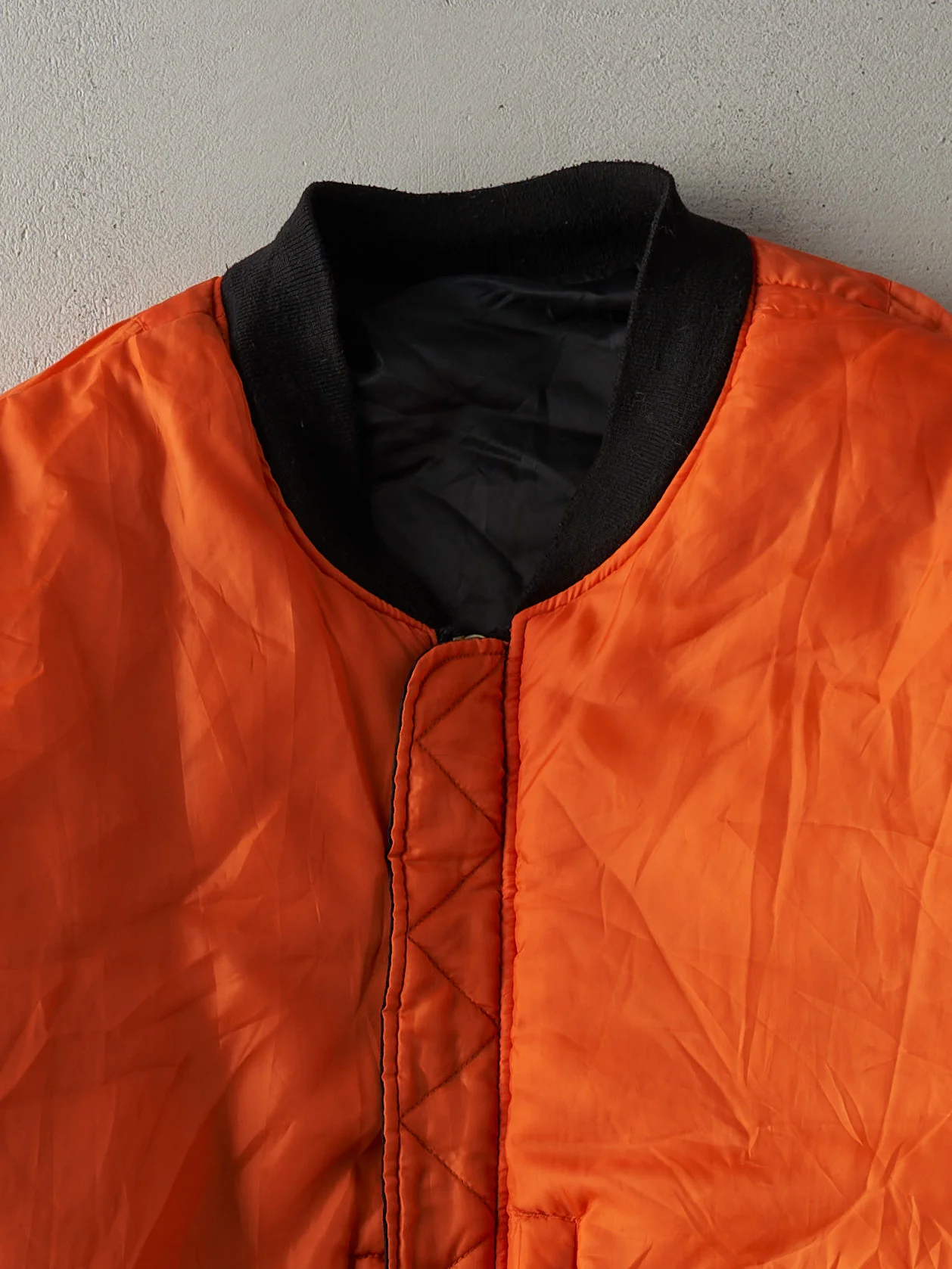 Vintage 90s Black Alpha Industries Reversible Flight Bomber Jacket (XL) - Image 4