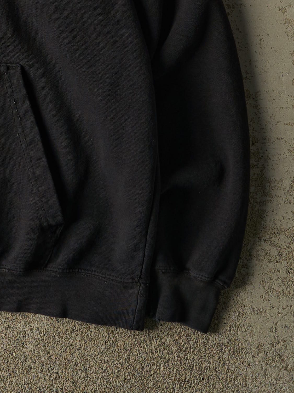 Vintage 90s Black Appalachian Embroidered Hoodie (L) - Image 4
