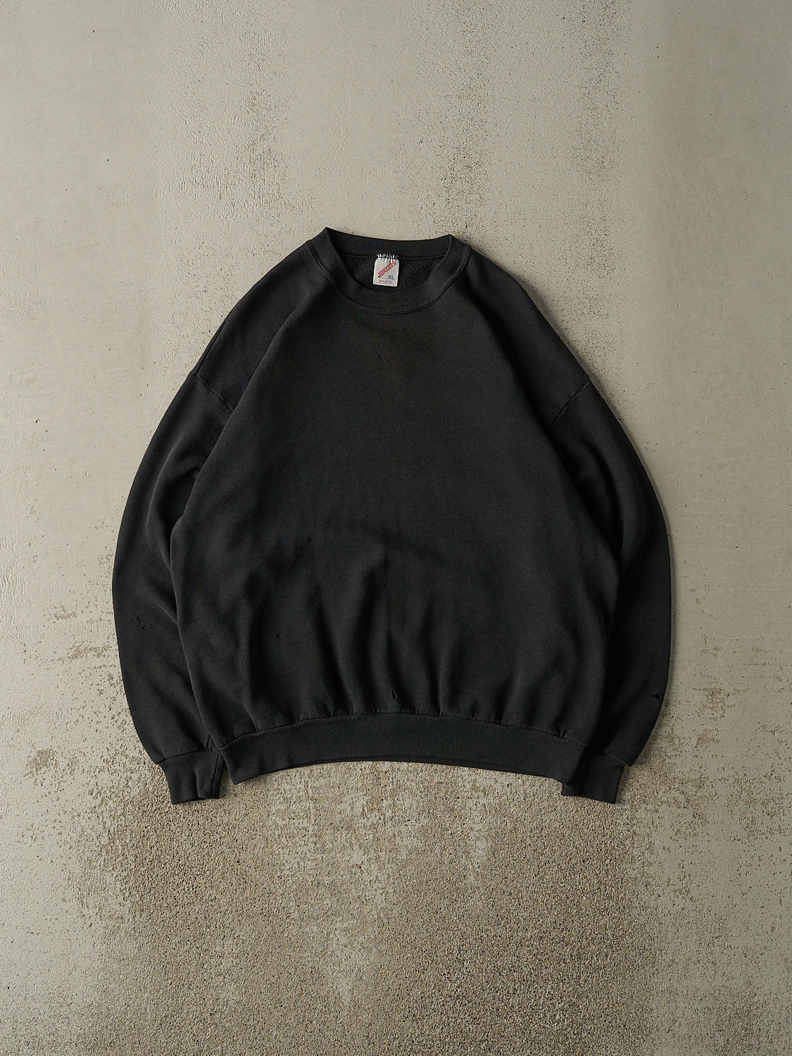Vintage 90s Black Blank Crewneck (L/XL)