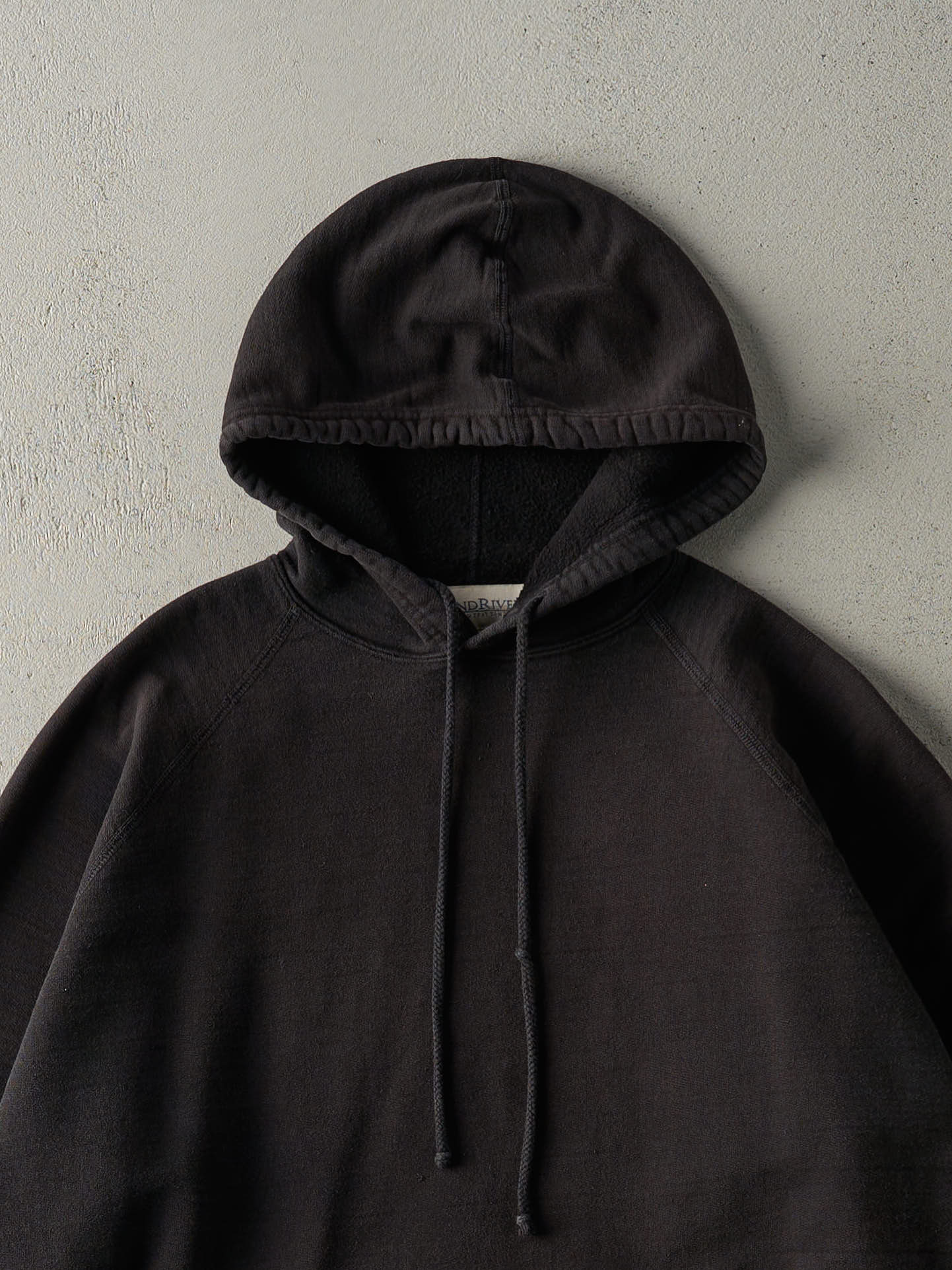 Vintage Y2K Black Wind River Blank Hoodie (M/L) - Image 2