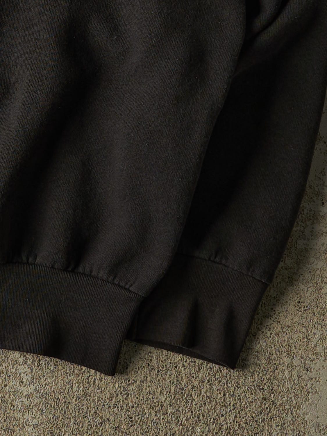 Vintage 90s Black Ship Embroidered Crewneck (L/XL) - Image 4
