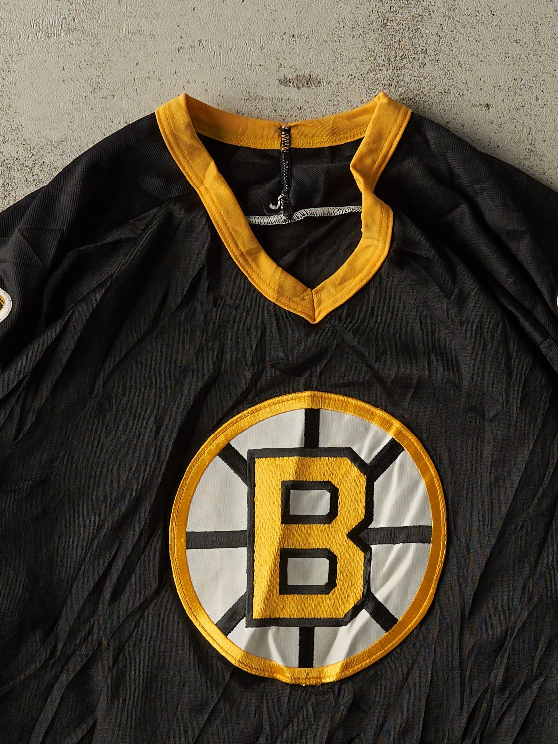 Vintage Y2K Black Boston Bruins Hockey Jersey (L/XL) - Image 2