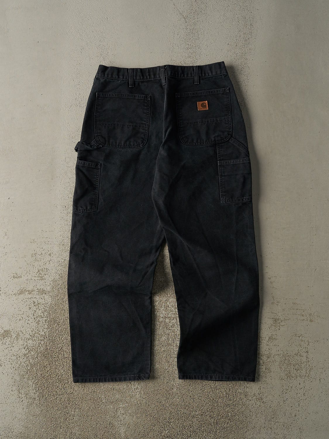 Vintage 90s Black Carhartt Carpenter Pants (32x28.5) - Image 3