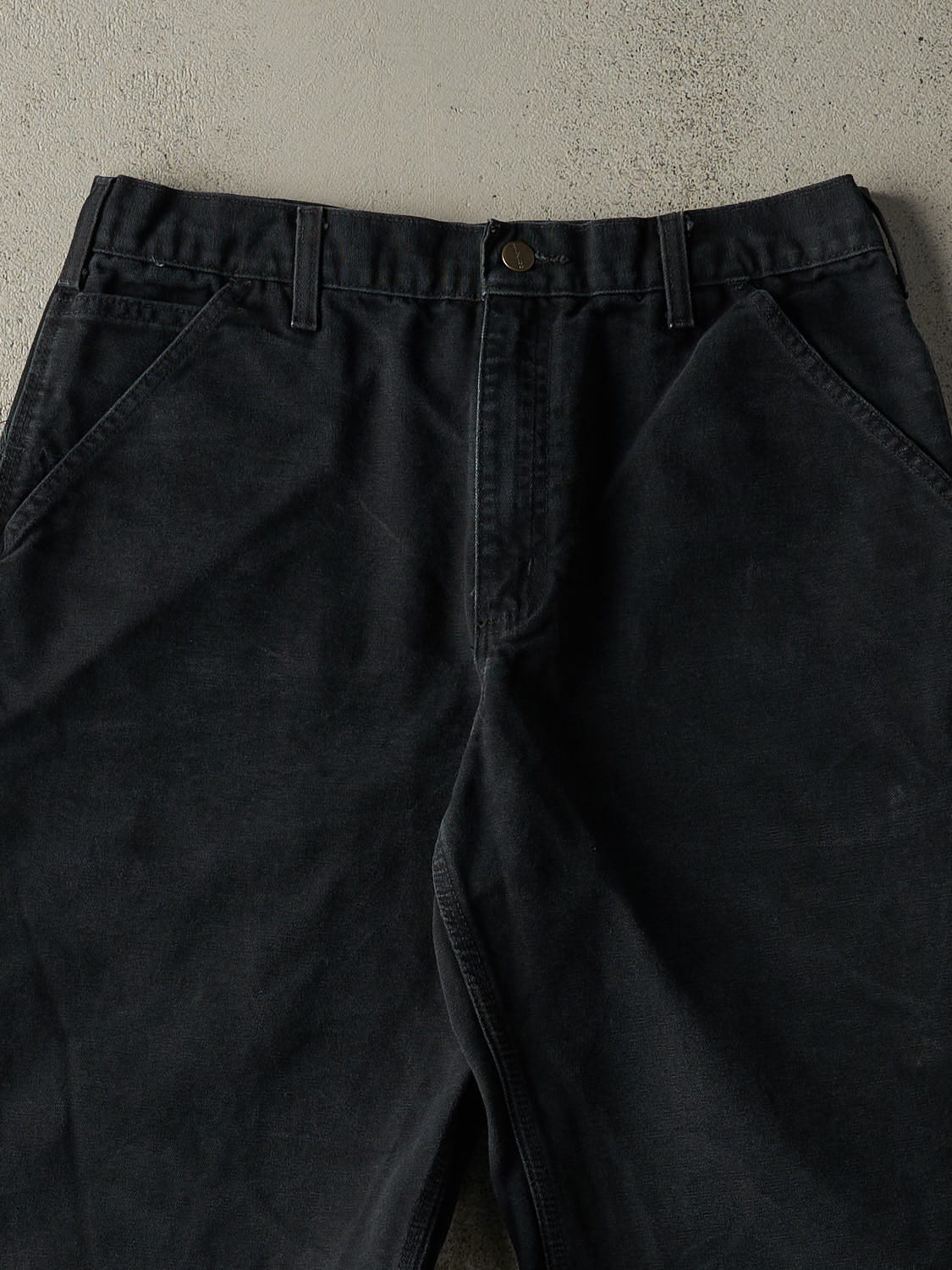 Vintage 90s Black Carhartt Carpenter Pants (32x28.5) - Image 4