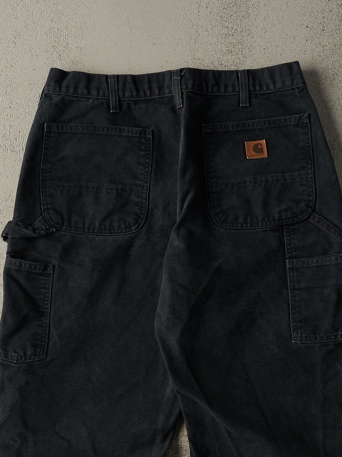 Vintage 90s Black Carhartt Carpenter Pants (32x28.5) - Image 5