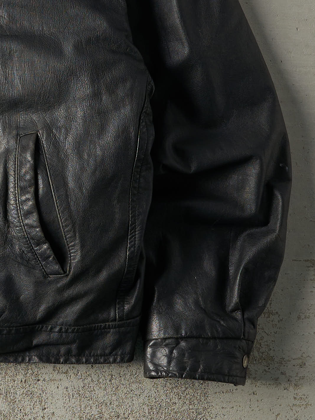 Vintage 90s Black Cocoa Valley Leather Jacket (M/L) - Image 3